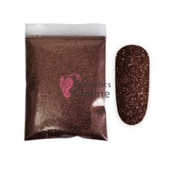 Decor pentru unghii NADP020KK 10g sclipici glitter Deep Brown